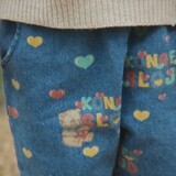 Konges Slojd MAGOT FRILL PANTS Teddy Coeur Konges Slojd MAGOT FRILL PANTS Teddy Coeur