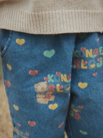 Konges Slojd MAGOT FRILL PANTS Teddy Coeur