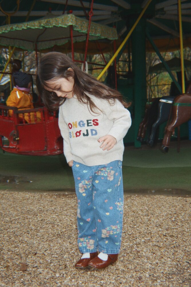 Konges Slojd MAGOT FRILL PANTS Teddy Coeur Konges Slojd MAGOT FRILL PANTS Teddy Coeur