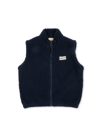 Konges Slojd JODY SOLID TEDDY VEST Total Eclipse