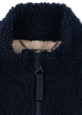 Konges Slojd JODY SOLID TEDDY VEST Total Eclipse