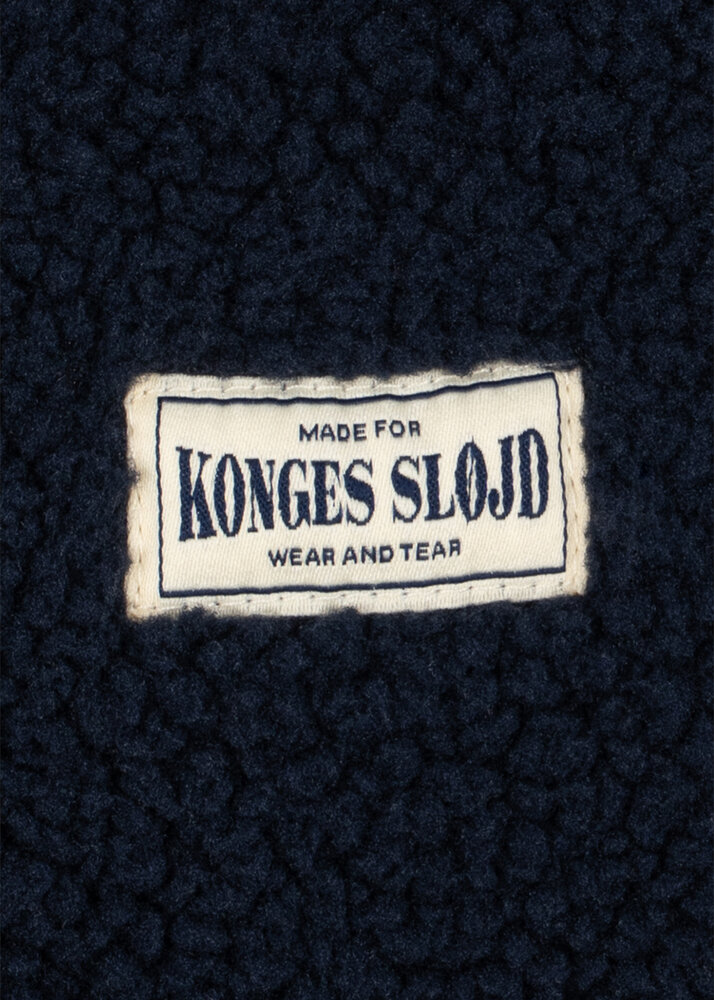 Konges Slojd JODY SOLID TEDDY VEST Total Eclipse