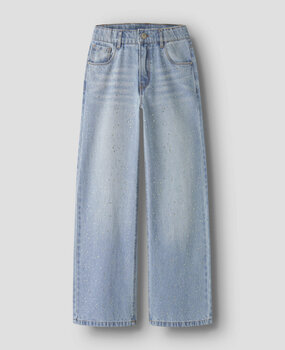 Name It 13257659 NKFBELLA WIDE RHINE JEANS 6608-IM Light Blue Denim Name It 13257659 NKFBELLA WIDE RHINE JEANS 6608-IM Light Blue Denim
