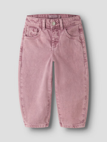 Name It 13259166 NMFBELLA BARREL DNM JEANS 4689-BE NOOS Wild Ginger