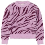 The New TN7258 Vallie Jacquard Cardigan Gardenia Striped
