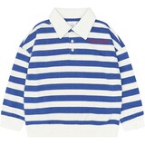 The New TN7313 Vidar OS Polo Sweatshirt Mazarine Blue Striped
