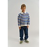 The New TN7313 Vidar OS Polo Sweatshirt Mazarine Blue Striped The New TN7313 Vidar OS Polo Sweatshirt Mazarine Blue Striped