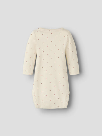 Lil Atelier 13233573 NBFGAGO KOS LS SLIM BODY LIL Turtledove DOT