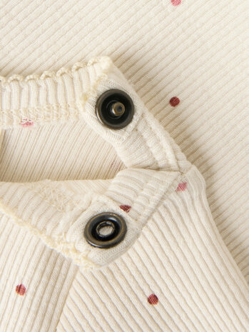 Lil Atelier 13233573 NBFGAGO KOS LS SLIM BODY LIL Turtledove DOT