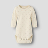 Lil Atelier 13233573 NBFGAGO KOS LS SLIM BODY LIL Turtledove DOT