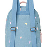Studio Noos Denim Midi Backpack Light Blue Hearts