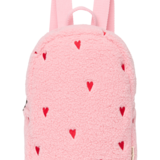 Studio Noos Teddy Mini Backpack Light Pink Hearts Studio Noos Teddy Mini Backpack Light Pink Hearts