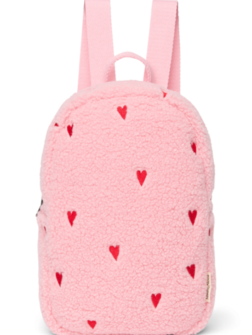 Studio Noos Teddy Mini Backpack Light Pink Hearts