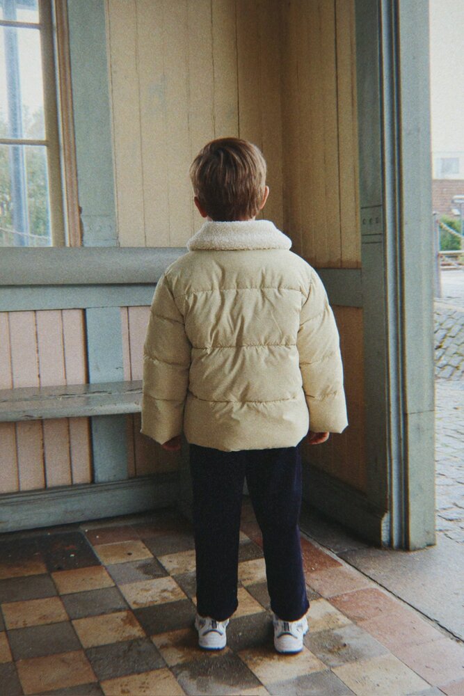 Konges Slojd ALPI COLLAR JACKET GRS PALE OLIVE GREEN Konges Slojd ALPI COLLAR JACKET GRS PALE OLIVE GREEN