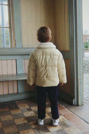 Konges Slojd ALPI COLLAR JACKET GRS PALE OLIVE GREEN Konges Slojd ALPI COLLAR JACKET GRS PALE OLIVE GREEN