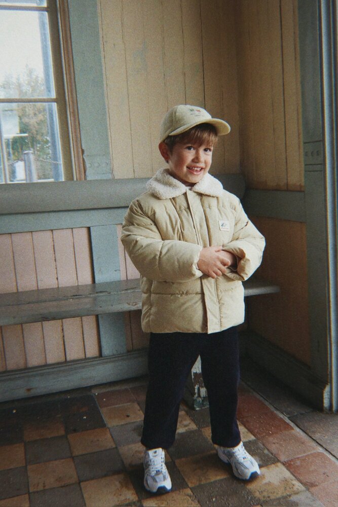 Konges Slojd ALPI COLLAR JACKET GRS PALE OLIVE GREEN Konges Slojd ALPI COLLAR JACKET GRS PALE OLIVE GREEN