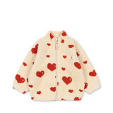 Konges Slojd JODY TEDDY JACKET GRS COEUR AMOUR Konges Slojd JODY TEDDY JACKET GRS COEUR AMOUR