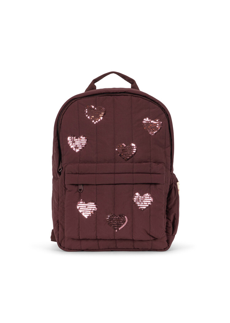 Konges Slojd JUNO SEQUIN BACKPACK DECADENT CHOCOLATE