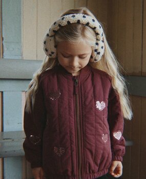 Konges Slojd JUNO SEQUIN BOMBER JACKET DECADENT CHOCOLATE