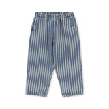 Konges Slojd MAGOT PANTS GOTS TRICOLORE BLEU Konges Slojd MAGOT PANTS GOTS TRICOLORE BLEU