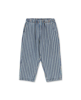 Konges Slojd MAGOT PANTS GOTS TRICOLORE BLEU