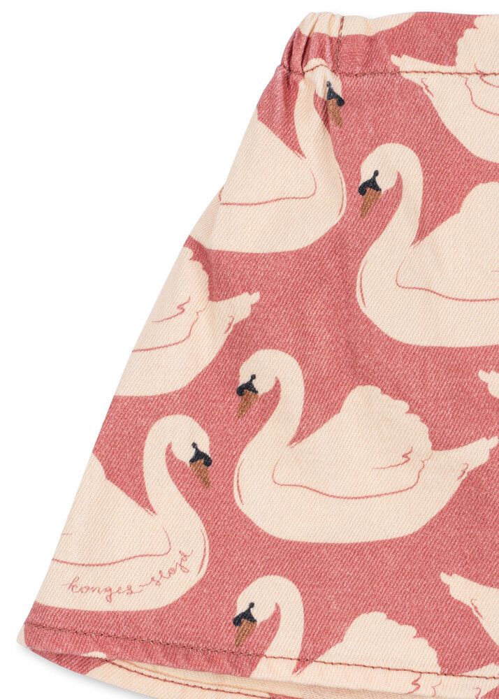 Konges Slojd MAGOT SKIRT GOTS SWAN ROSE Konges Slojd MAGOT SKIRT GOTS SWAN ROSE