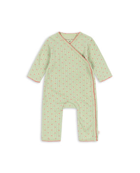 Konges Slojd MINNIE NEWBORN ONESIE GOTS COEUR LINT
