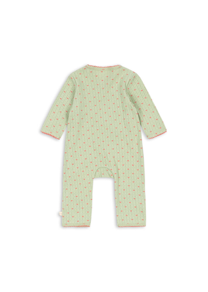 Konges Slojd MINNIE NEWBORN ONESIE GOTS COEUR LINT Konges Slojd MINNIE NEWBORN ONESIE GOTS COEUR LINT