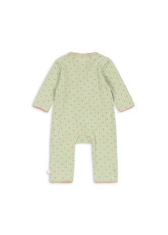 Konges Slojd MINNIE NEWBORN ONESIE GOTS COEUR LINT Konges Slojd MINNIE NEWBORN ONESIE GOTS COEUR LINT