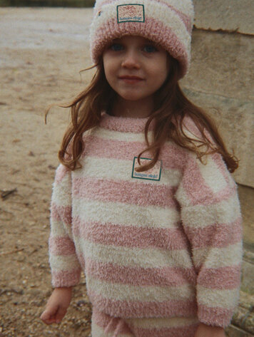 Konges Slojd SOFTY SWEATER ROSY STRIPE