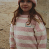 Konges Slojd SOFTY SWEATER ROSY STRIPE Konges Slojd SOFTY SWEATER ROSY STRIPE