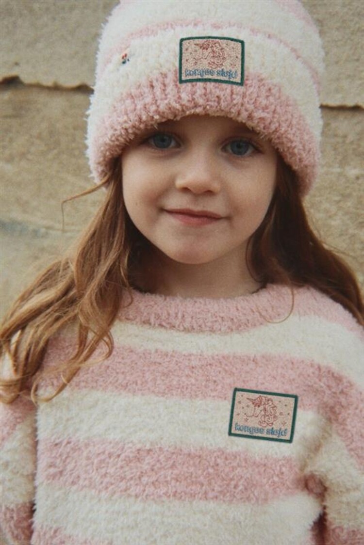 Konges Slojd SOFTY SWEATER ROSY STRIPE