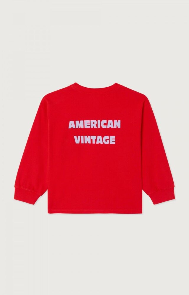 American Vintage T-shirt Fizvalley longsleeve Fraise Vintage American Vintage T-shirt Fizvalley longsleeve Fraise Vintage