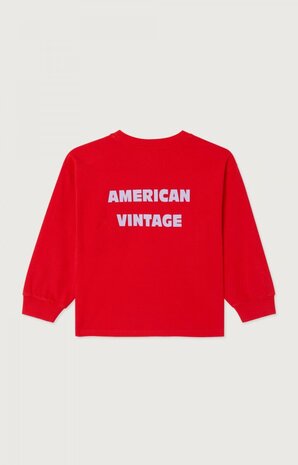 American Vintage T-shirt Fizvalley longsleeve Fraise Vintage American Vintage T-shirt Fizvalley longsleeve Fraise Vintage