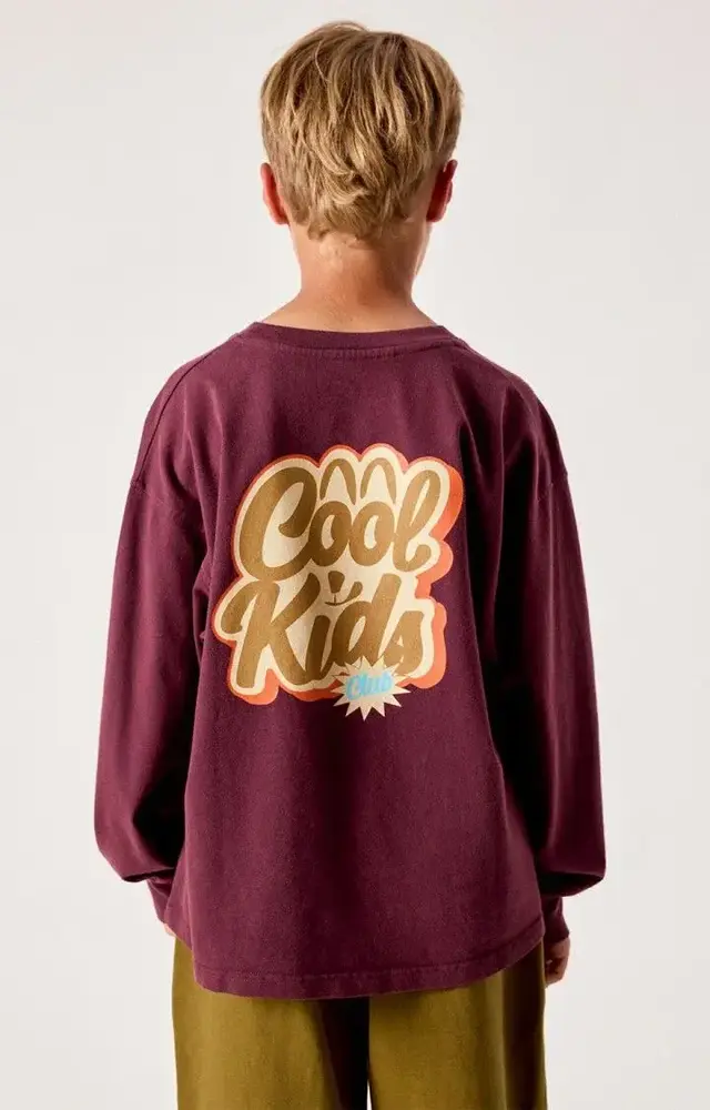 American Vintage T-shirt Fizvalley longsleeve Aubergine Vintage American Vintage T-shirt Fizvalley longsleeve Aubergine Vintage