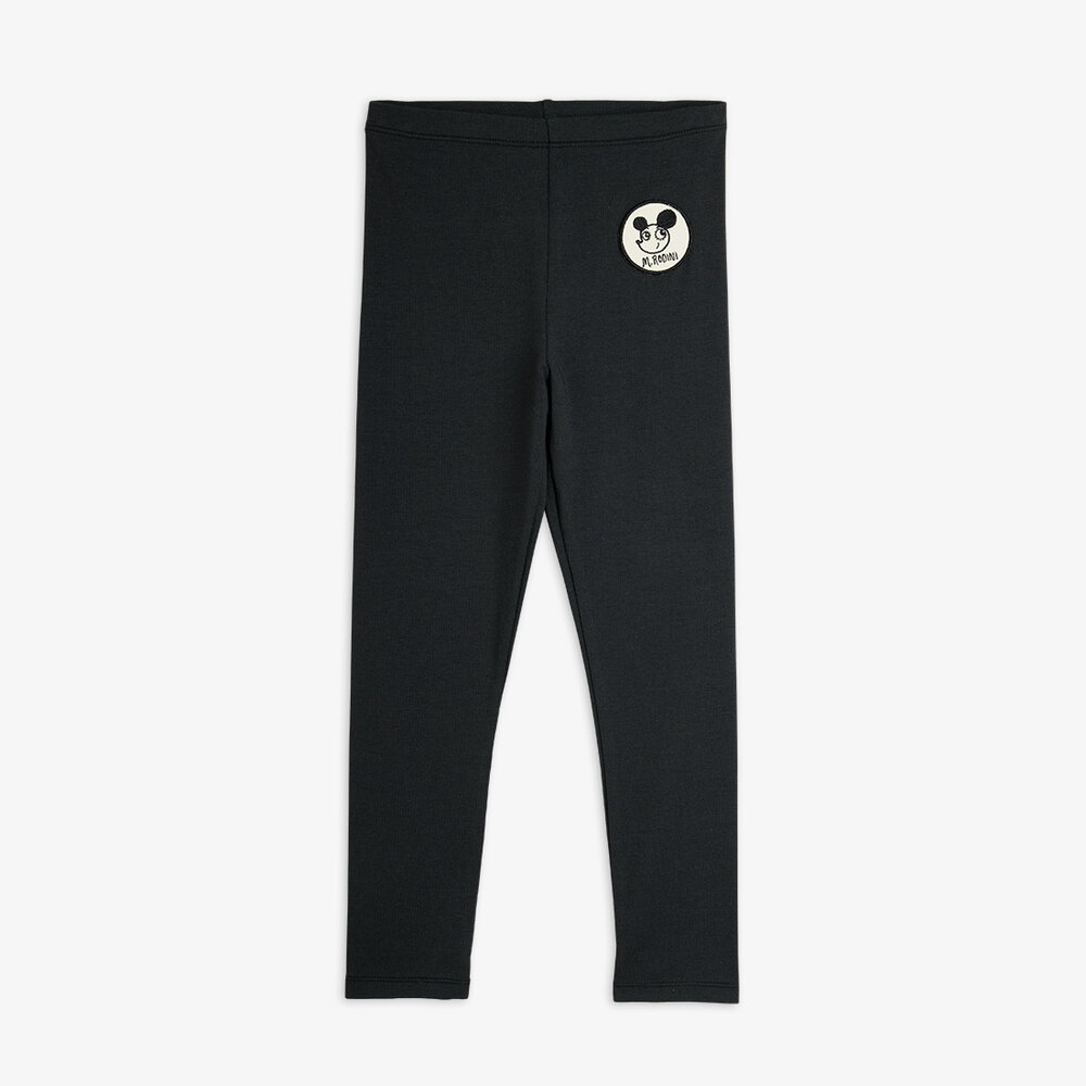 Mini Rodini Ritzratz patch leggings Black