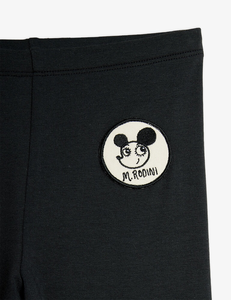 Mini Rodini Ritzratz patch leggings Black