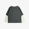 Mini Rodini M.Rodini field notes emb ls tee Grey