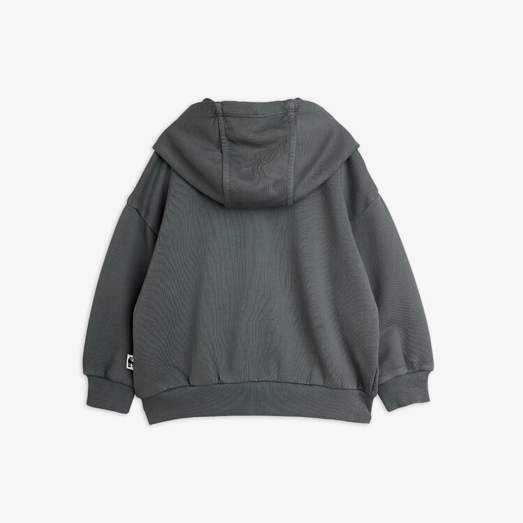 Mini Rodini M.Rodini field notes emb hoodie Grey