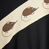 Mini Rodini Elephant shrew panel sweatshirt Black