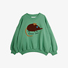 Mini Rodini Elephant shrew chenille sweatshirt Green
