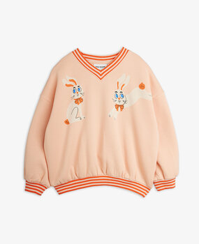 Mini Rodini Rabbits sp sweatshirt Pink
