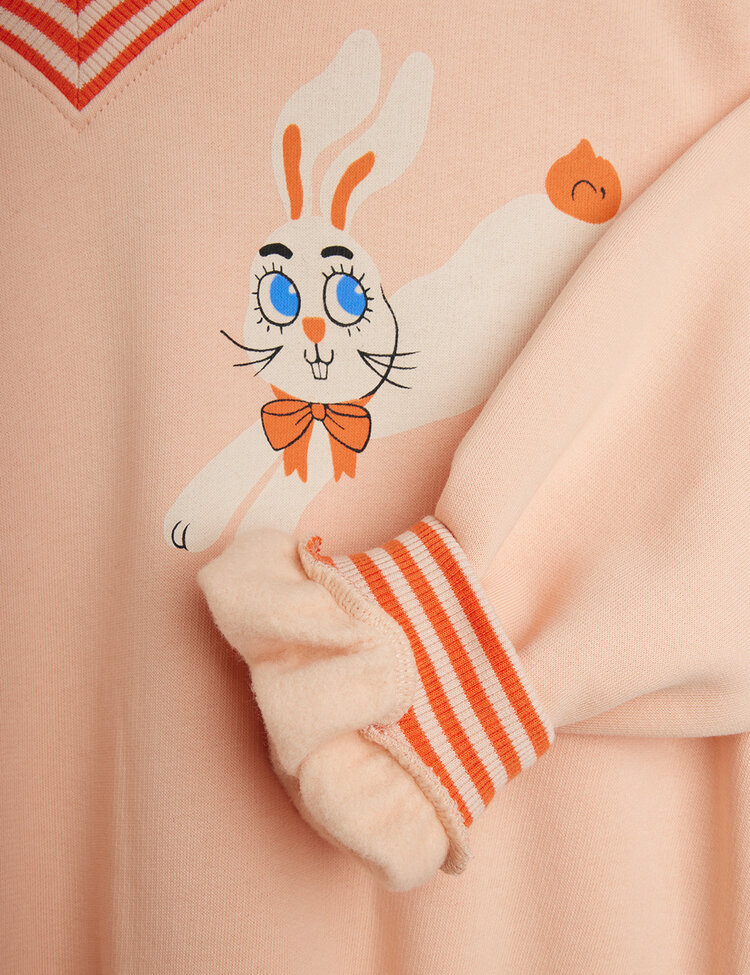 Mini Rodini Rabbits sp sweatshirt Pink