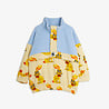 Mini Rodini Rabbits aop fleece halfzip sweater Yellow Mini Rodini Rabbits aop fleece halfzip sweater Yellow