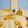 Mini Rodini Rabbits aop fleece halfzip sweater Yellow Mini Rodini Rabbits aop fleece halfzip sweater Yellow