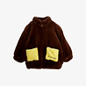 Mini Rodini Rabbit ear faux fur jacket Brown Mini Rodini Rabbit ear faux fur jacket Brown