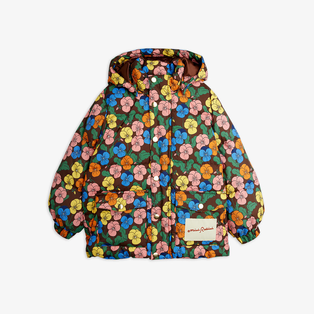 Mini Rodini Violas aop heavy puffer Multi Mini Rodini Violas aop heavy puffer Multi