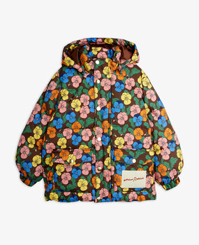 Mini Rodini Violas aop heavy puffer Multi