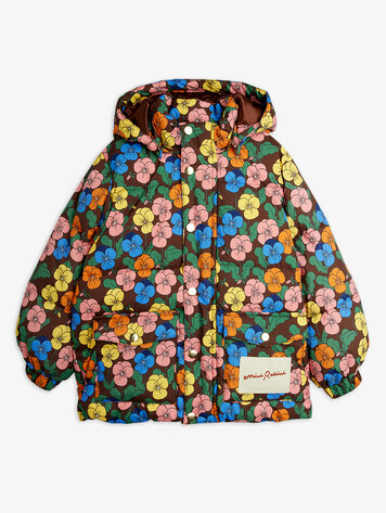 Mini Rodini Violas aop heavy puffer Multi