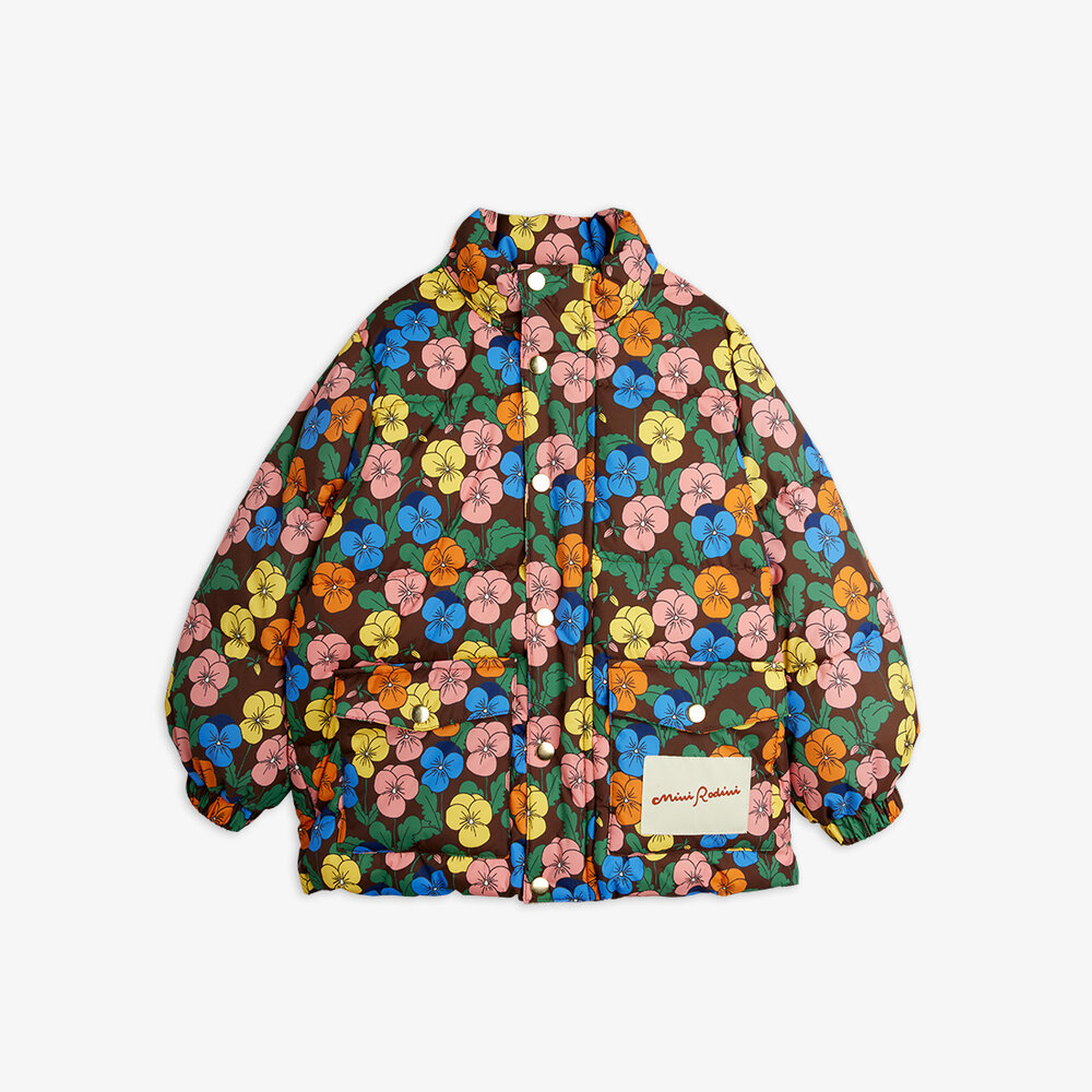 Mini Rodini Violas aop heavy puffer Multi Mini Rodini Violas aop heavy puffer Multi